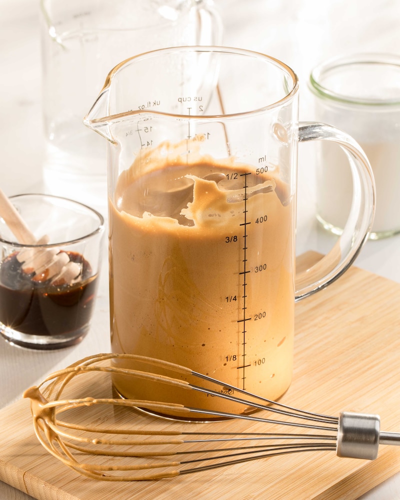 Auf diesem Bild siehst du die Kaffeecreme.