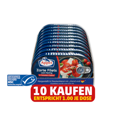 APPEL Zarte Heringsfilets*