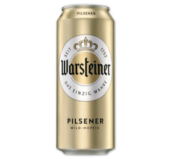 WARSTEINER Pilsener