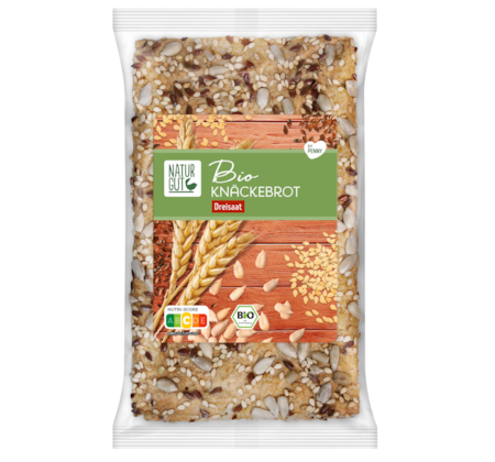 NATURGUT Bio Knäckebrot Dreisaat