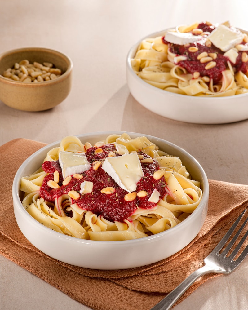 Dieses Bild zeigt die fertige Pasta.