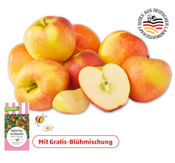 Deutsche rote Äpfel