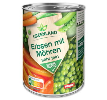 GREENLAND Erbsen mit Möhren
