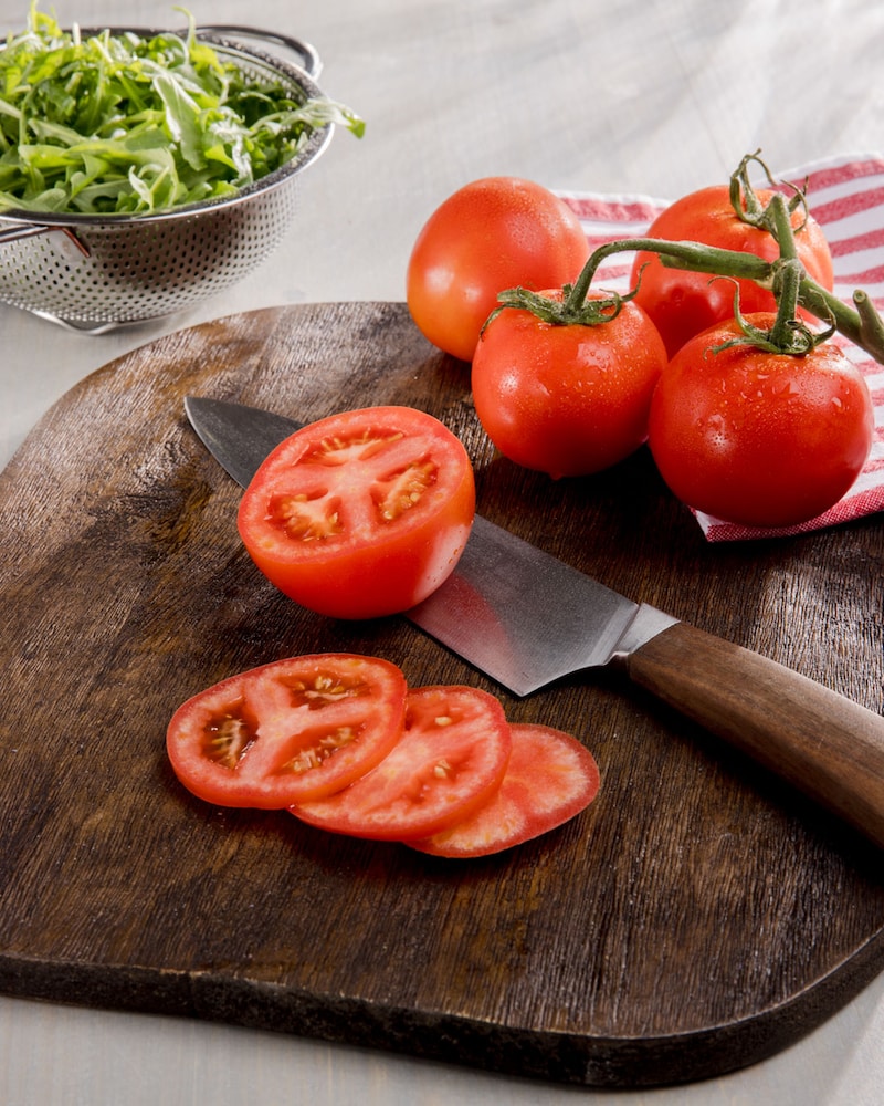 Dieses Bild, zeigt die Tomaten.