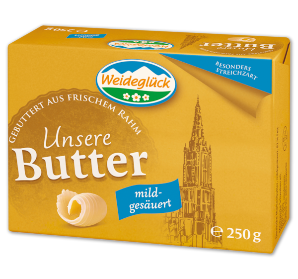 WEIDEGLÜCK Unsere Butter 1.39