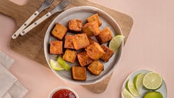 Dieses Bild zeigt das fertige Tofu.