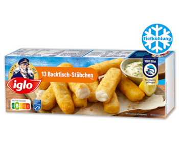 IGLO 13 Backfisch-Stäbchen