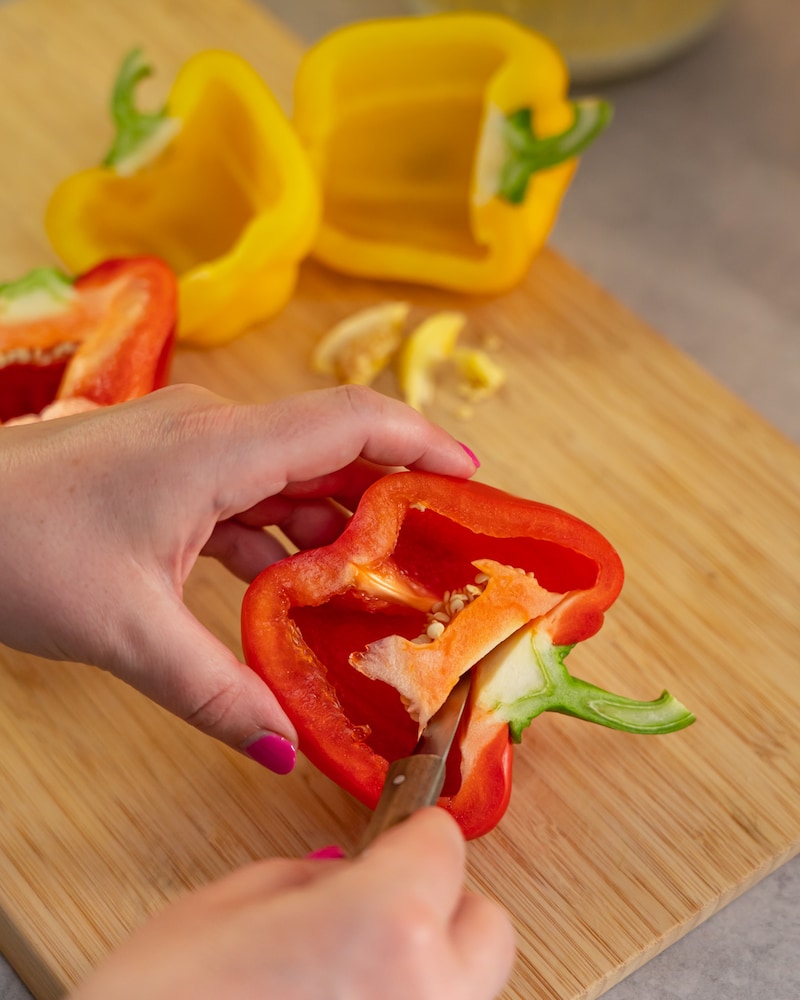 Dieses Bild zeigt, die Paprika.