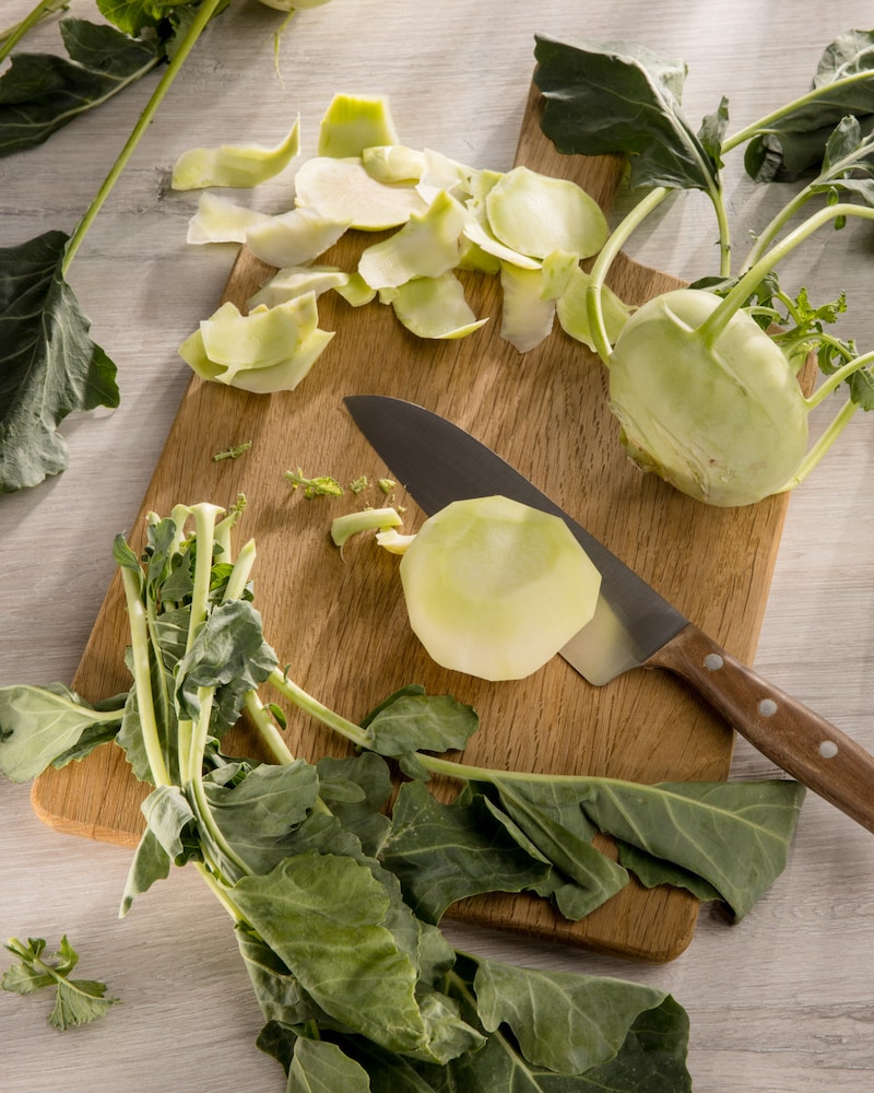 Dieses Bild zeigt Kohlrabi.