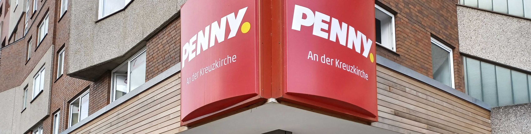 Sie sehen den Eingang vom Penny Markt in Herne - Mitte, Bochumer Str. 16-18