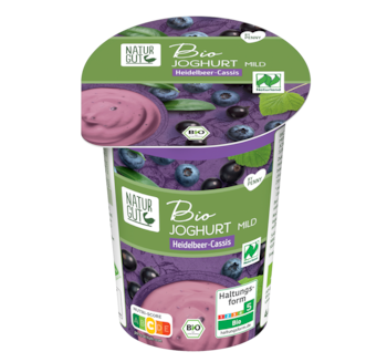 NATURGUT Bio Joghurt Heidelbeer-Cassis 3,8%