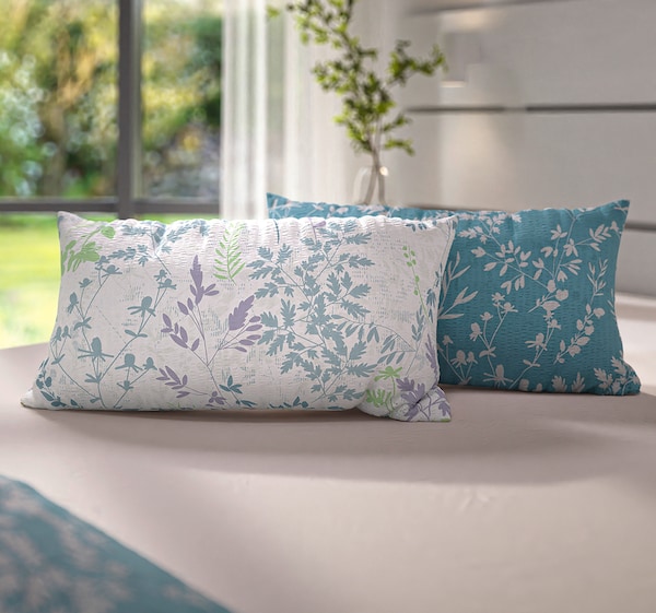 HOME IDEAS Living Seersucker-Wende-Kissenbezüge 5.99