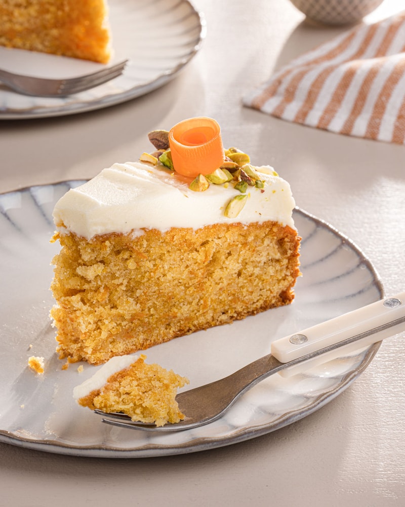 Dieses Bild zeigt den fertigen Rüblikuchen.
