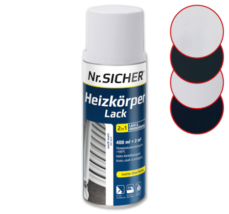 Heizkörper- oder Klarlack*