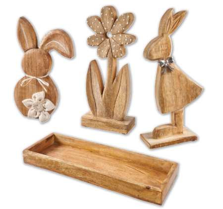 Deko-Figur aus Mangoholz*