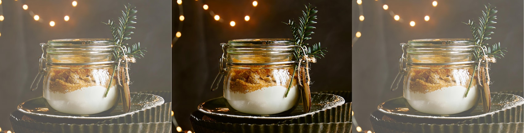 Cookies-Backmischung im Glas