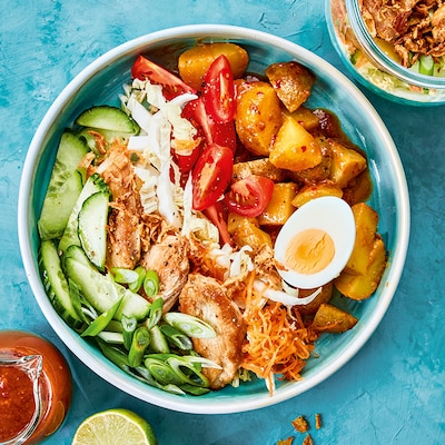 Gado-Gado-Salat mit Hähnche