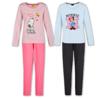 PEANUTS oder MINNIE MOUSE Damen-Pyjama*