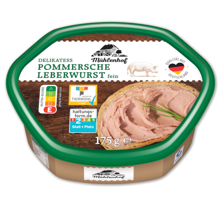 MÜHLENHOF Delikatess Pommersche Leberwurst 1.11