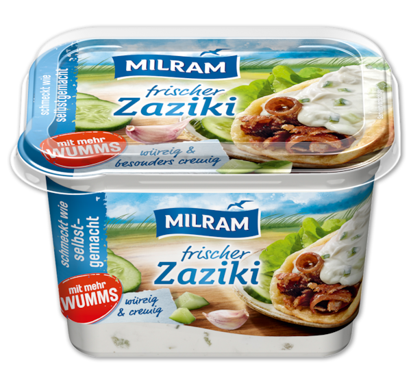 MILRAM Frühlingsquark oder Zaziki 1.99