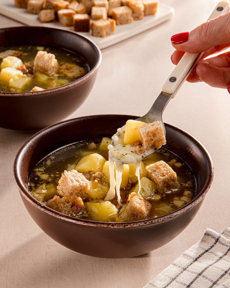 Dieses Bild zeigt die fertige Suppe.