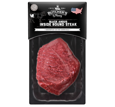 BUTCHER'S Black Angus Inside Round Steak