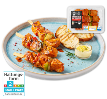 GRILLPARTY Frische Hähnchen-Mini-Schaschliks