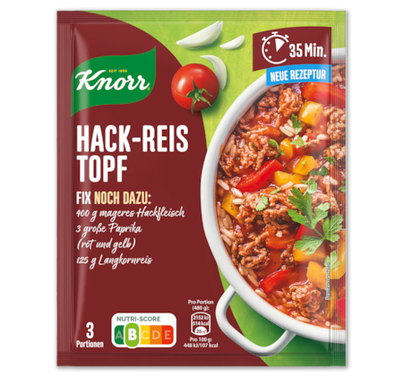 KNORR Fix Hack-Reis Topf 0.49