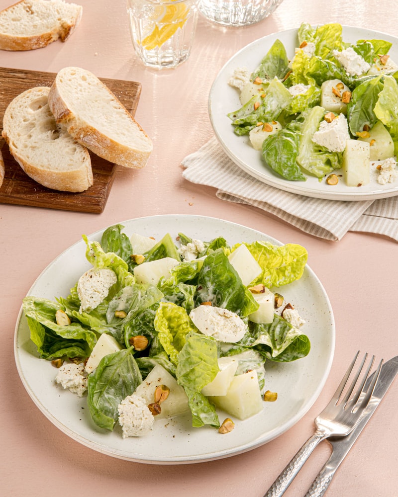 Dieses Bild zeigt den fertigen Salat.