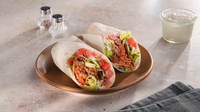 Wraps mit Hackfleisch