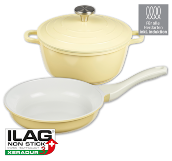 HOME IDEAS Cooking Aluguss-Kochgeschirr PASTELL*