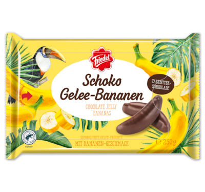 FRIEDEL Schoko Gelee-Bananen oder Gelee-Früchte 1.59