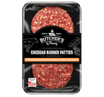 BUTCHER'S Cheddar Burger Patties