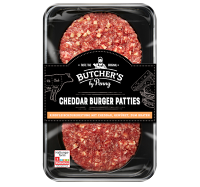 BUTCHER'S Cheddar Burger Patties