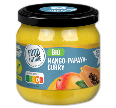 FOOD FOR FUTURE Veganer Aufstrich Mango-Papaya-Curry