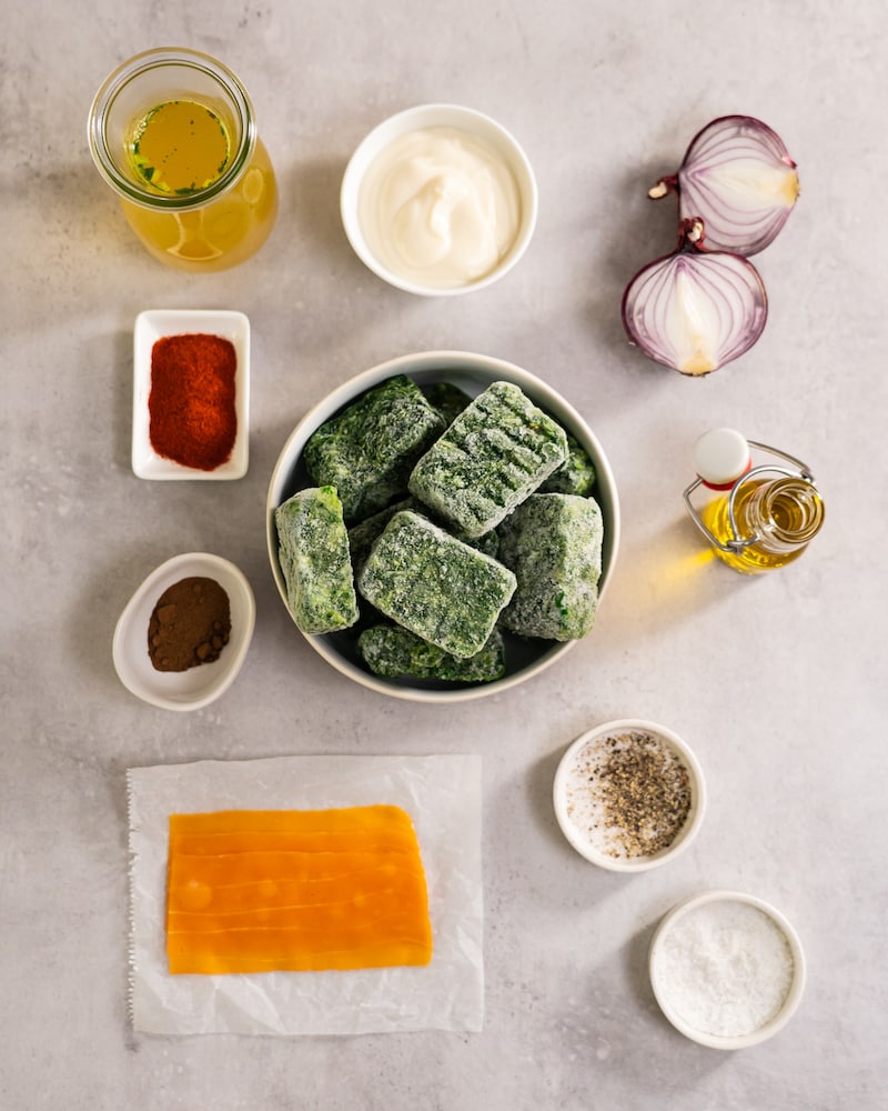 Spinatsuppe mit Räucherlaxx-Topping