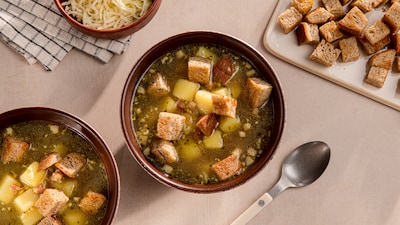 Dieses Bild zeigt die fertige Suppe.