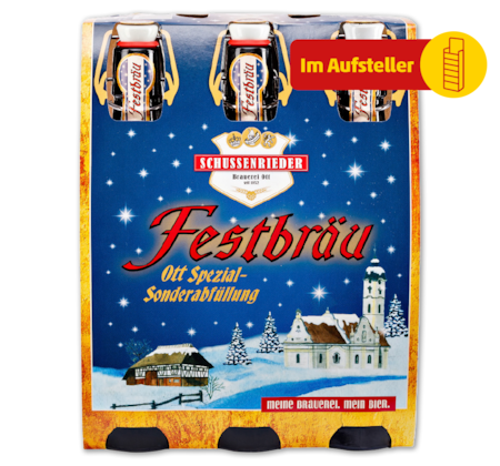 SCHUSSENRIEDER Festbräu oder Josefsbock*