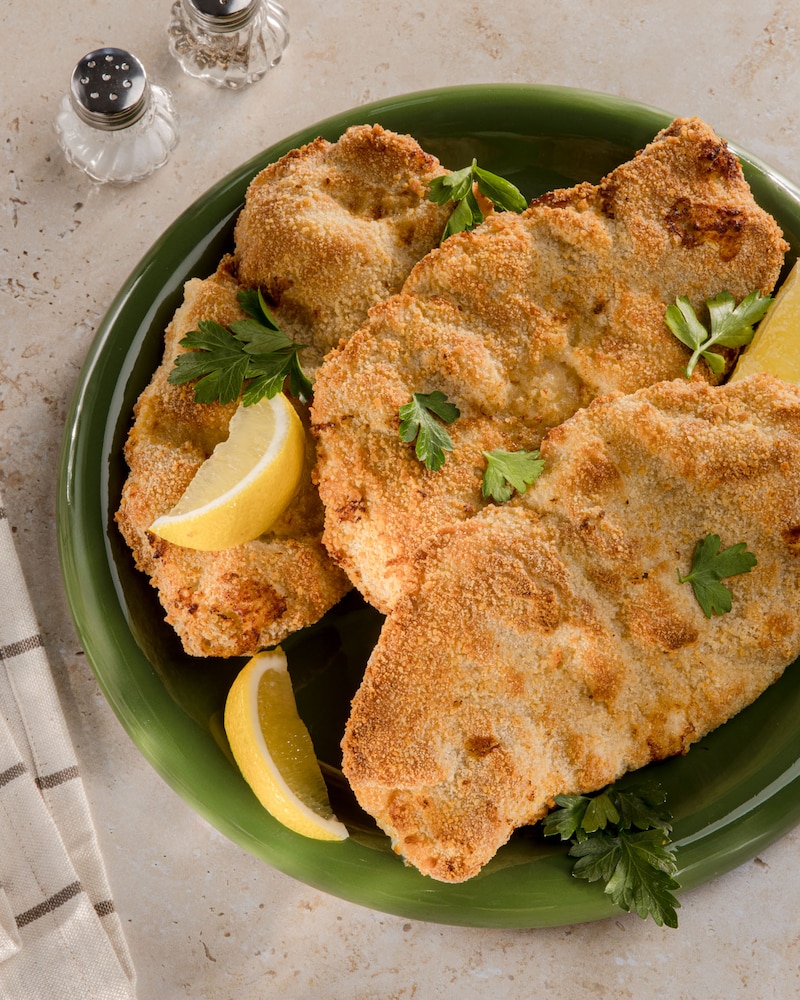 Schnitzel aus der Heißluftfritteuse