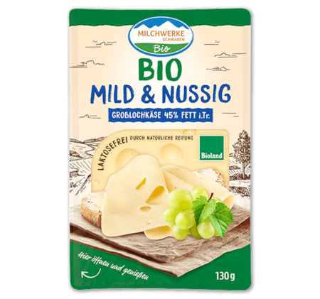 MILCHWERKE SCHWABEN Bio-Käsescheiben*