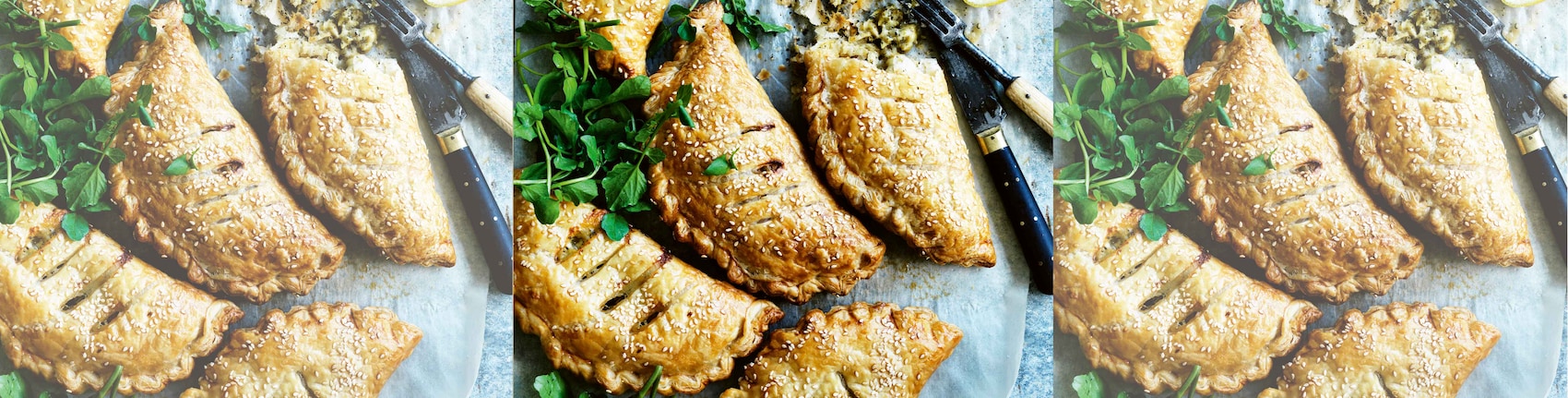 Dieses Bild zeigt die fertigen Hand Pies.