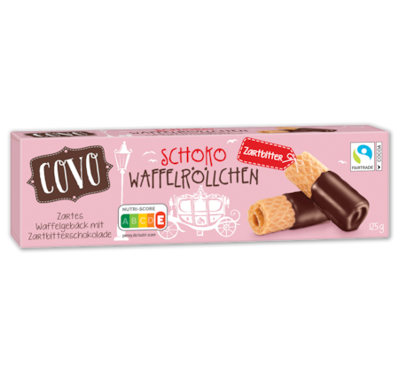 COVO Schoko Waffelröllchen 1.79