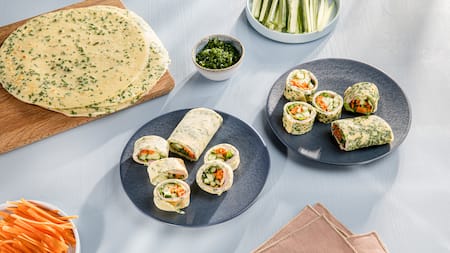 Dieses Bild zeigt den fertigen Pfannkuchen.