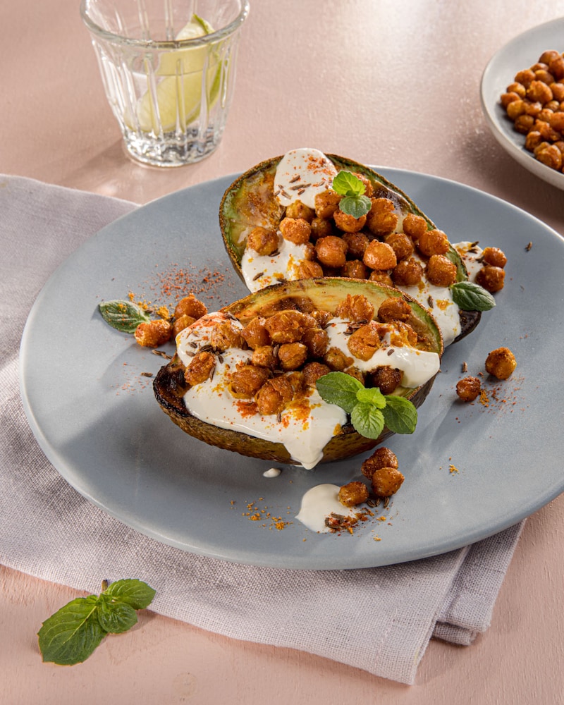 Dieses Bild zeigt die fertigen Avocados.