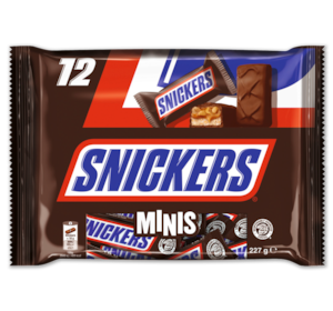 SNICKERS oder TWIX Minis