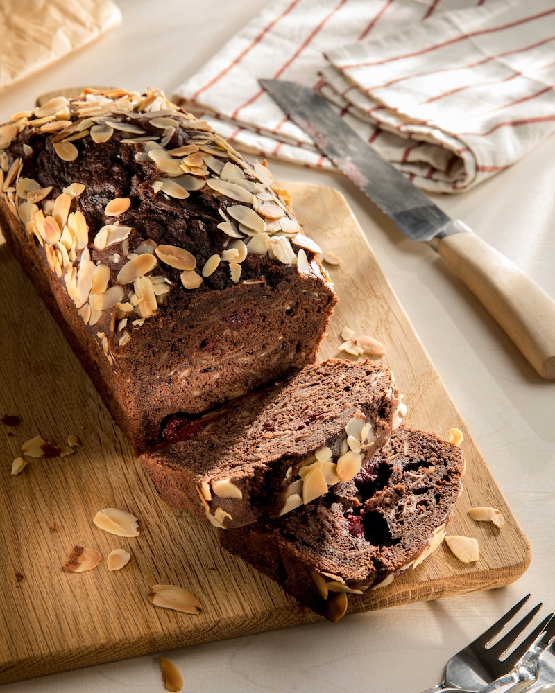 Auf diesem Bild siehst du unser köstliches Bananenbrot.