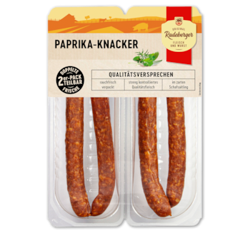 RADEBERGER Paprika- oder Schinkenknacker*
