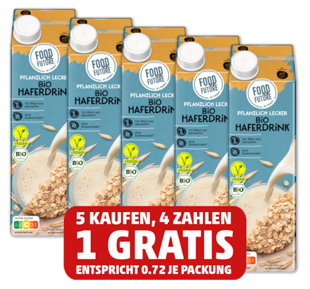 FOOD FOR  FUTURE Bio Haferdrink