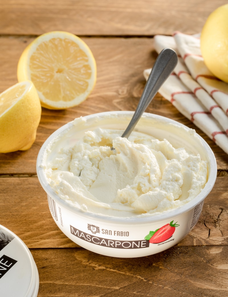 Auf diesem Bild siehst du Mascarpone.