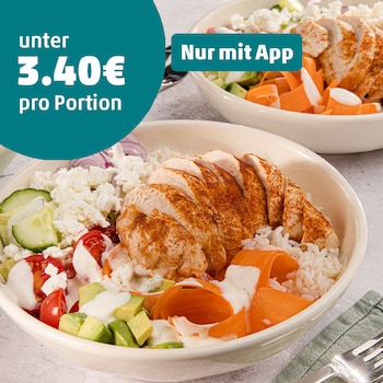 Dieses Bild zeigt wie die Bowl angerichtet wird.